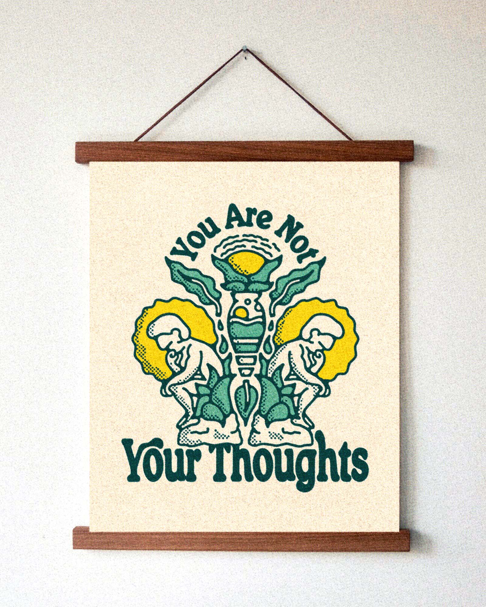 You Are Not Your Thoughts Print