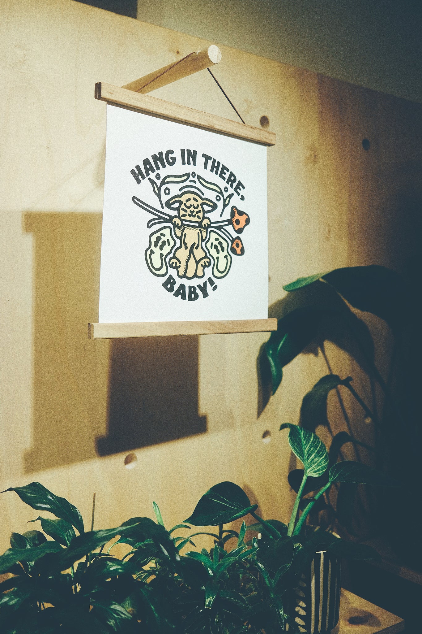 Hang in There Baby! print