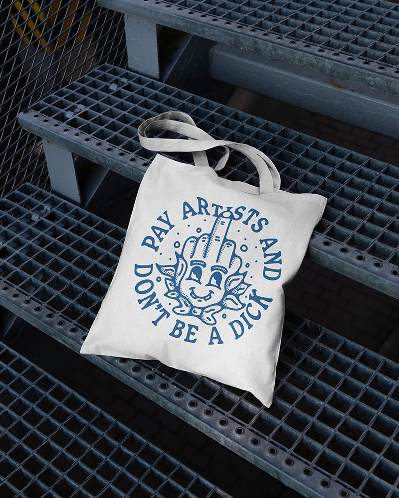 Pay Artists Tote Bag