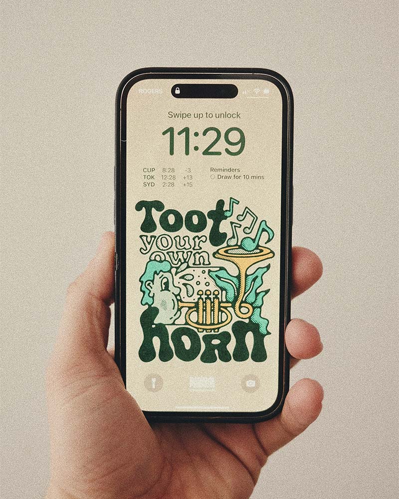 Toot Your Horn Wallpaper